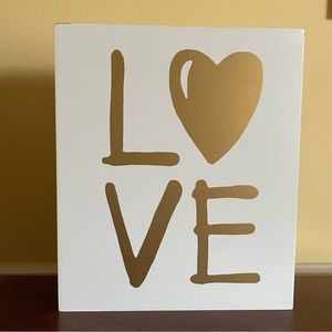 Love 7x8 Wooden Plaque